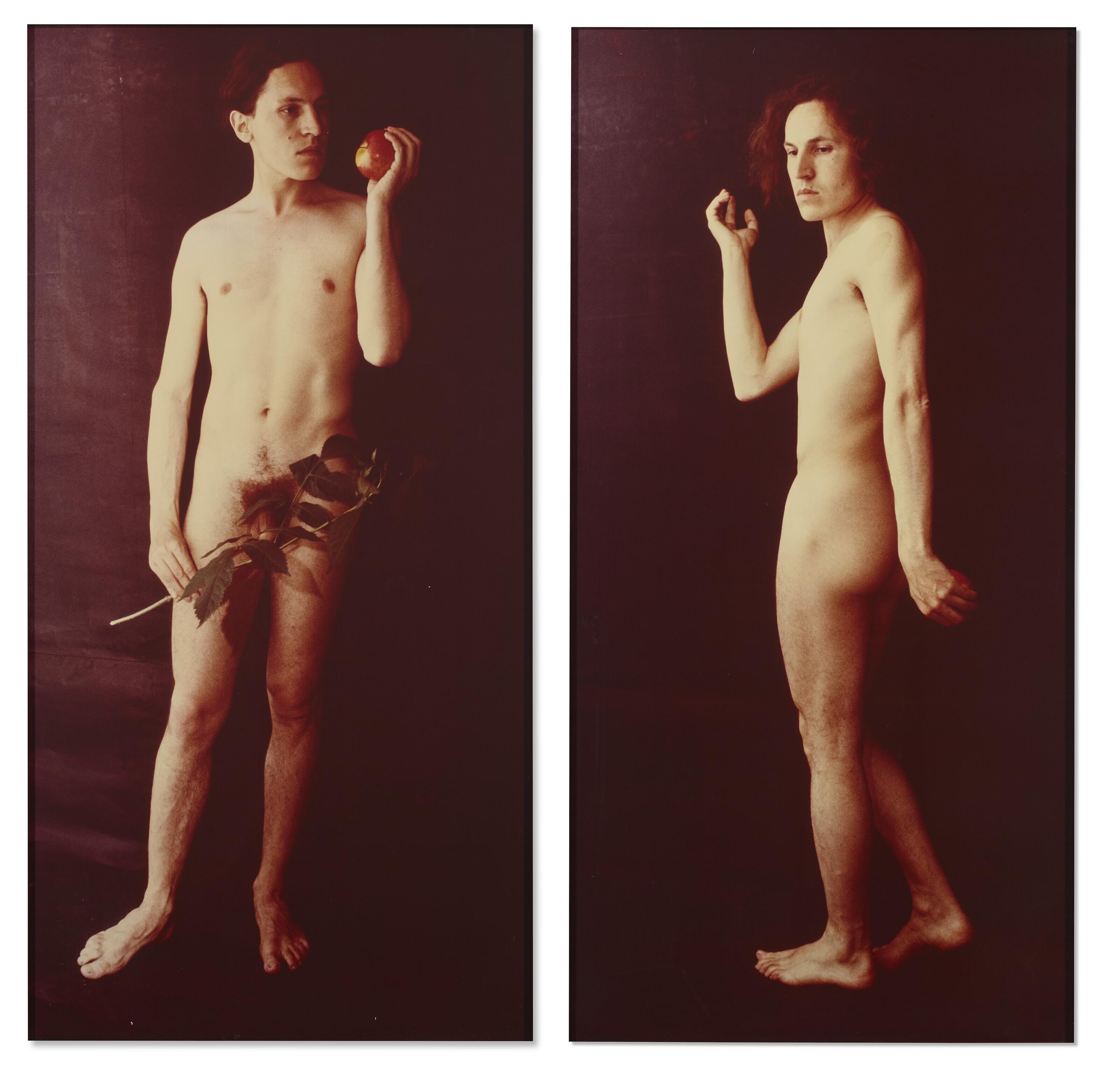 Luigi Ontani - EvAdamo d’aprés Cranach (EvAdamo after Cranach)