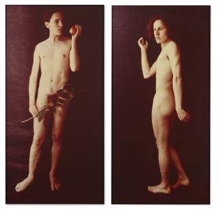 Luigi Ontani - EvAdamo d’aprés Cranach (EvAdamo after Cranach)