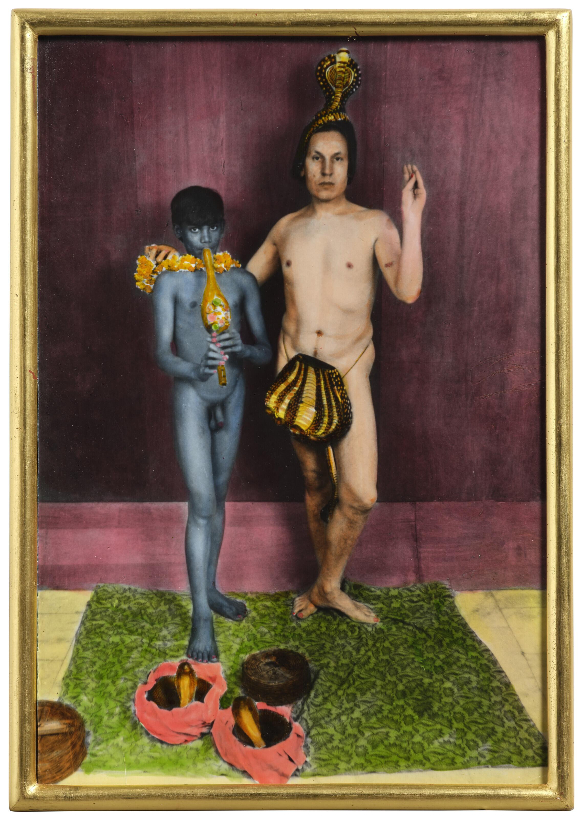 Luigi Ontani - Totò da Cobra baciato