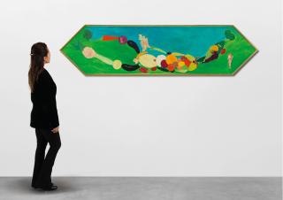 Luigi Ontani - Vediove con Uva e Uova