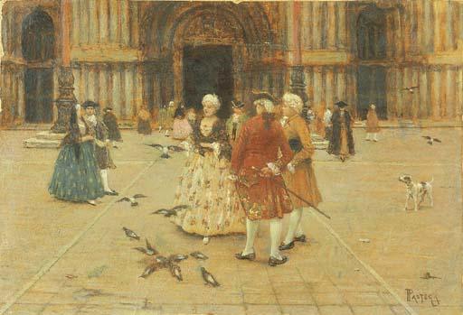 Luigi Pastega - In costume a Piazza San Marco