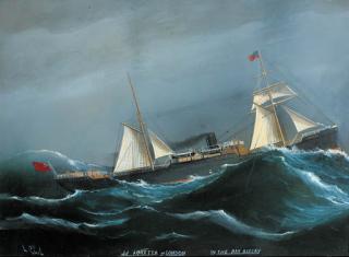Luigi Roberto - S.S. Auretta Of London In The Bay Of Biscay