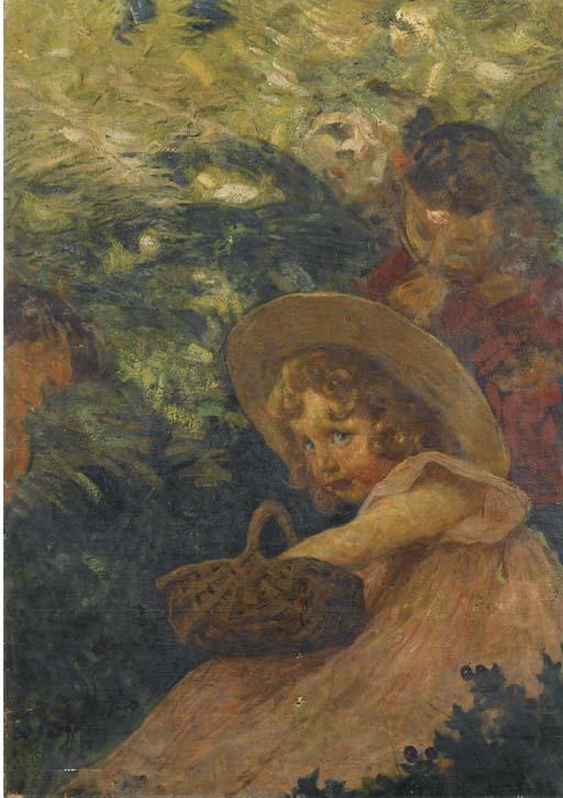 Luigi Rossi - Bimba nel bosco