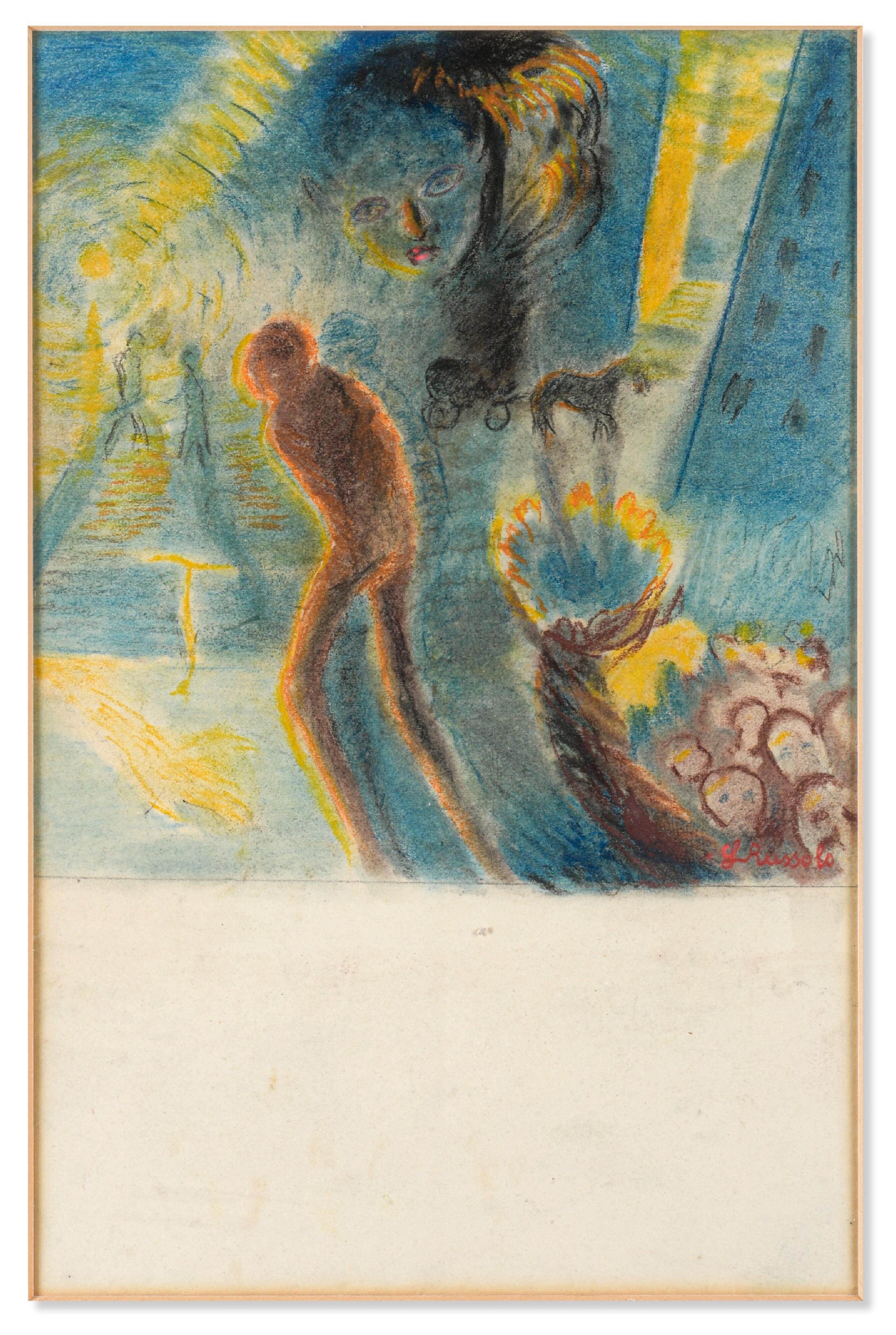 Luigi Russolo - Visioni simultanee (Studio per Ricordi di una notte)