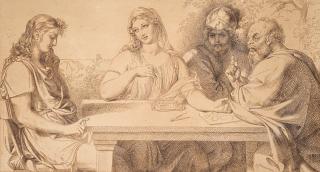 Luigi Sabatelli - La lezione di geometria