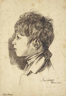 Luigi Sabatelli - Portrait de Luigi Ricasoli (né en 1801) à l\'âge de sept ans