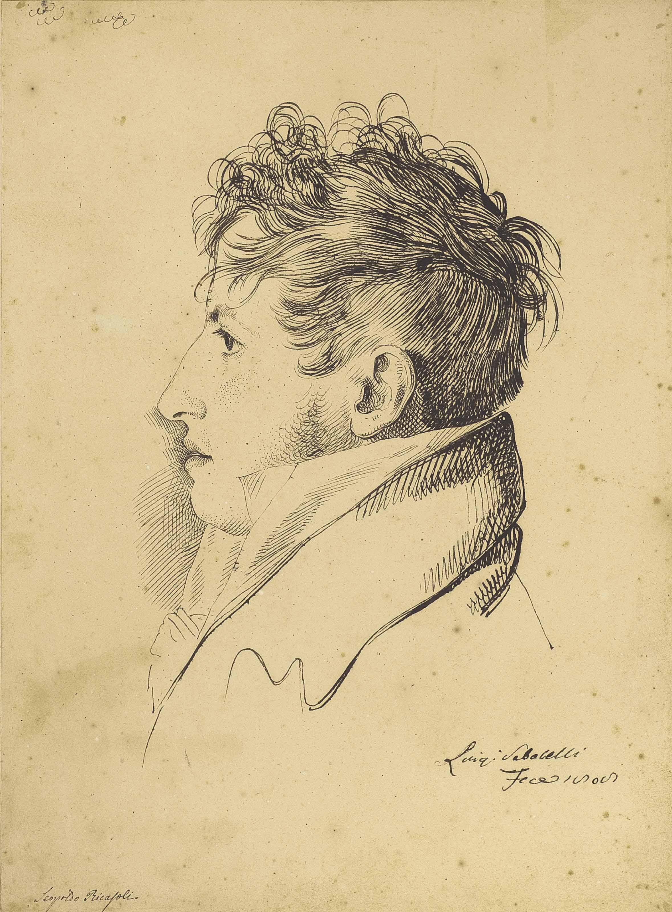 Luigi Sabatelli - Portrait du marquis Pietro Leopoldo Ricasoli Zanchini (1778-1850)