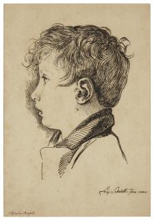 Luigi Sabatelli - Portrait of Alessandro Ricasoli, aged four