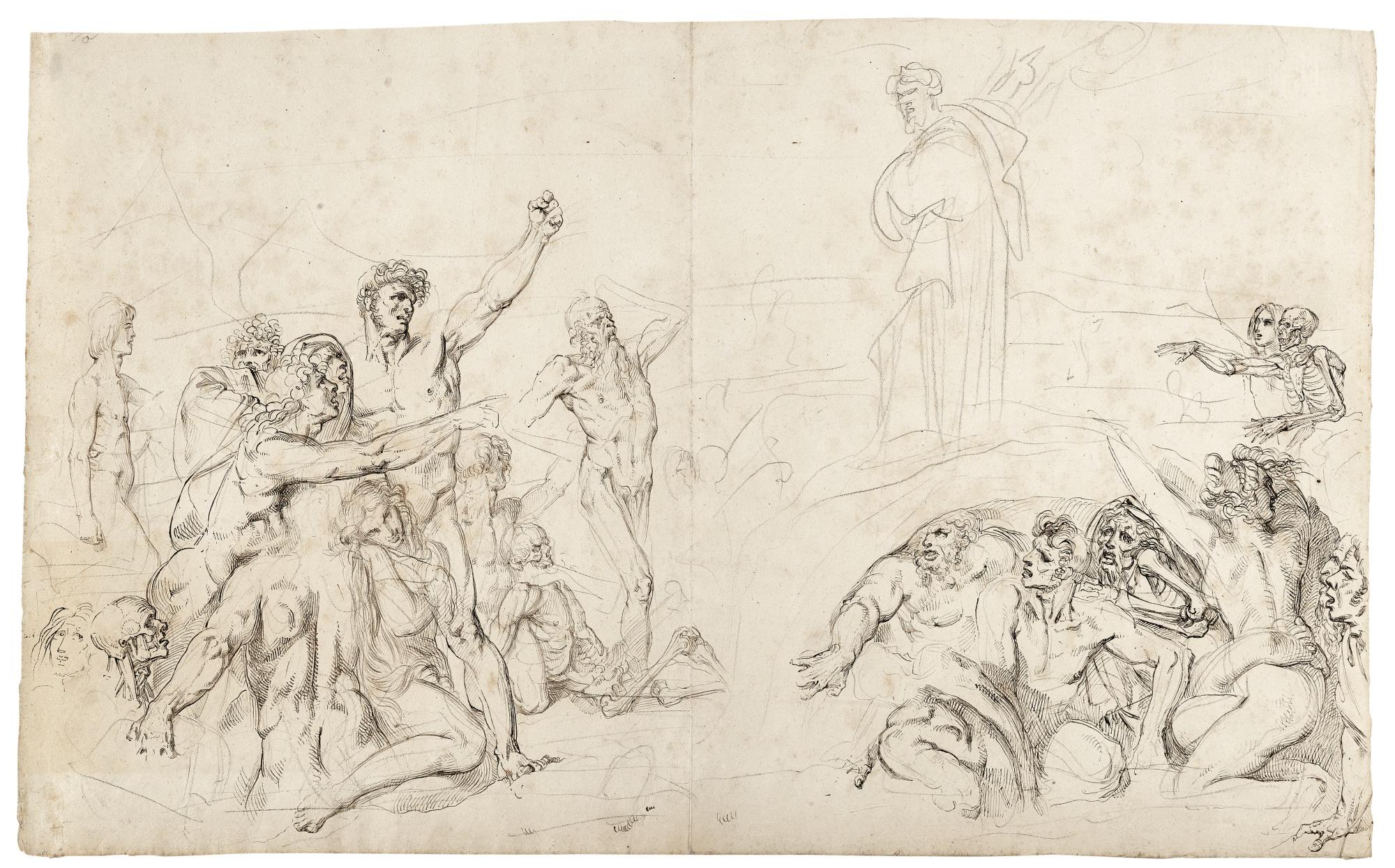 Luigi Sabatelli - The Valley Of Dry Bones. Ezekiel 37: 1-14