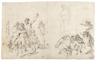 Luigi Sabatelli - The Valley Of Dry Bones. Ezekiel 37: 1-14