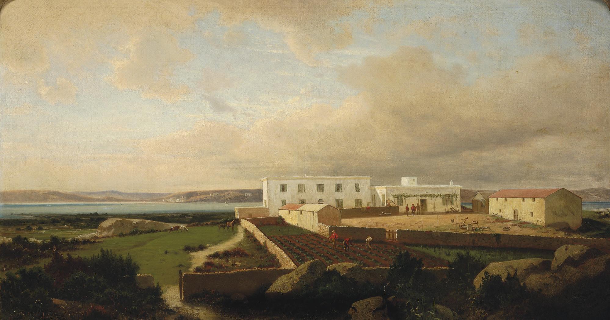 Luigi Steffani - The house of General Garibaldi at Caprera