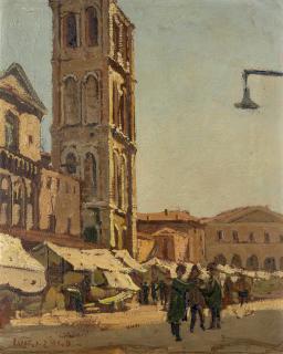 Luigi Zago - Torre del Duomo di Ferrara