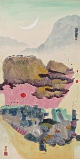 Luis Chan - Landscape Under A Sickle Moon