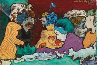 Luis Chan - Orange Striped Monster