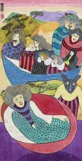 Luis Chan - Untitled (Sunset Gathering)