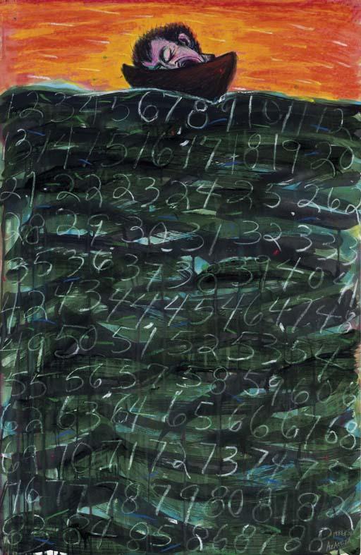 Luis Cruz Azaceta - Untitled