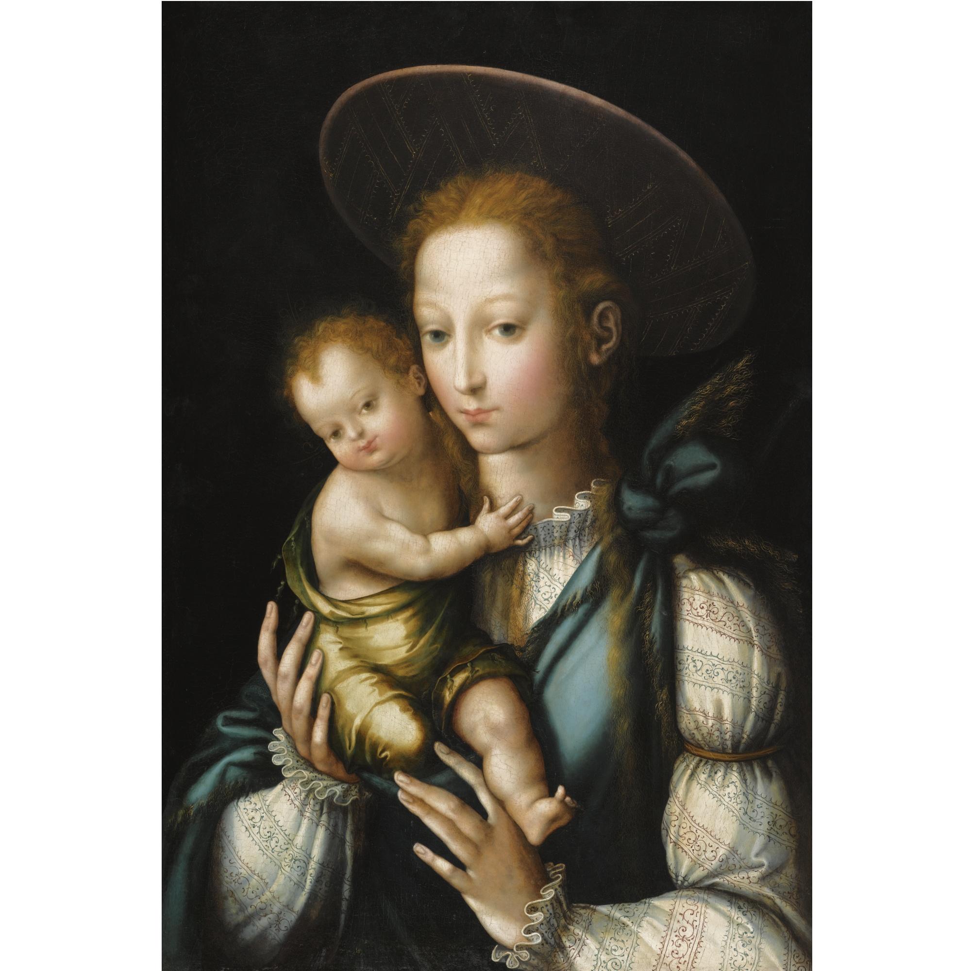 Luis De Morales - The Virgin And Child, Or La Virgén Del Sombrero
