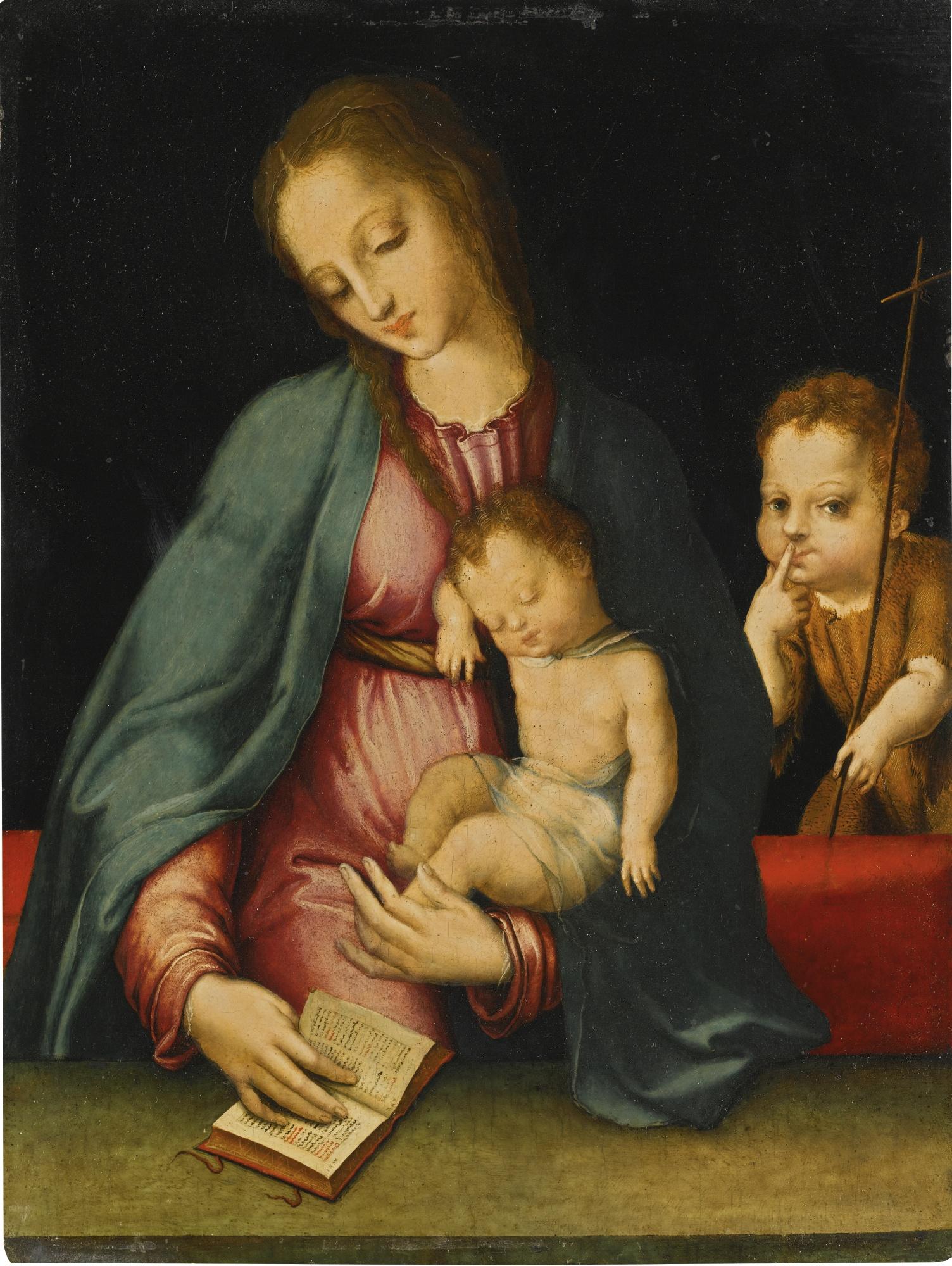 Luis De Morales - The Virgin And Child With The Infant St. John The Baptist