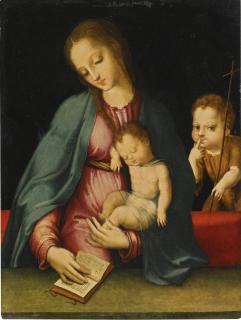 Luis De Morales - The Virgin And Child With The Infant St. John The Baptist