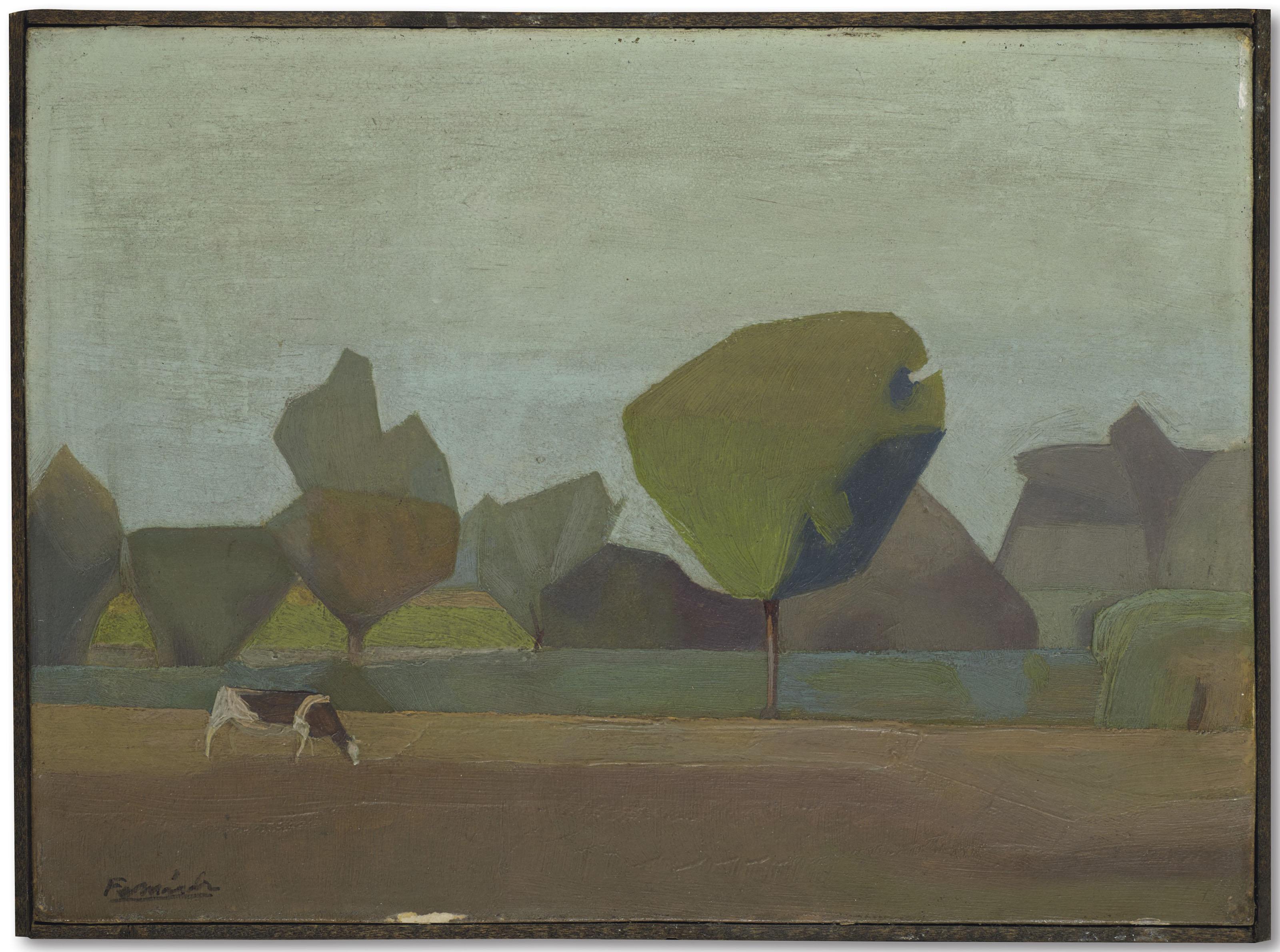 Luis Fernández - Le petit veau ou Paysage