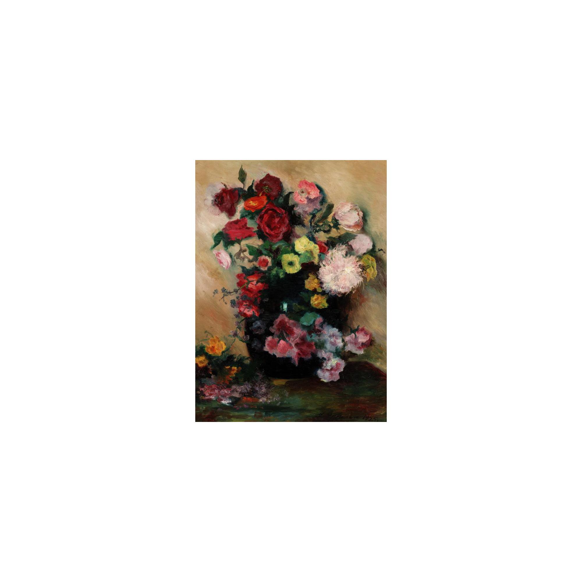 Luis Graner - Still Life With Flowers