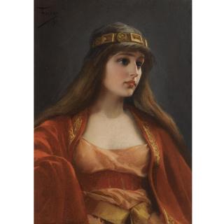 Luis Ricardo Falero - Spanish Bedouin Girl