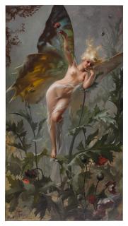 Luis Ricardo Falero - The Poppy Fairy