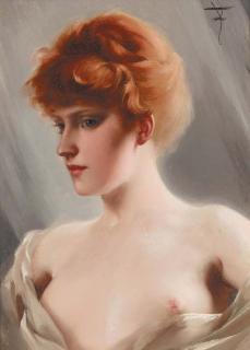 Luis Riccardo Falero - The artist\'s model