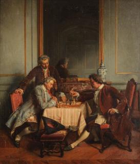 Luis Ruiperez - The chess players