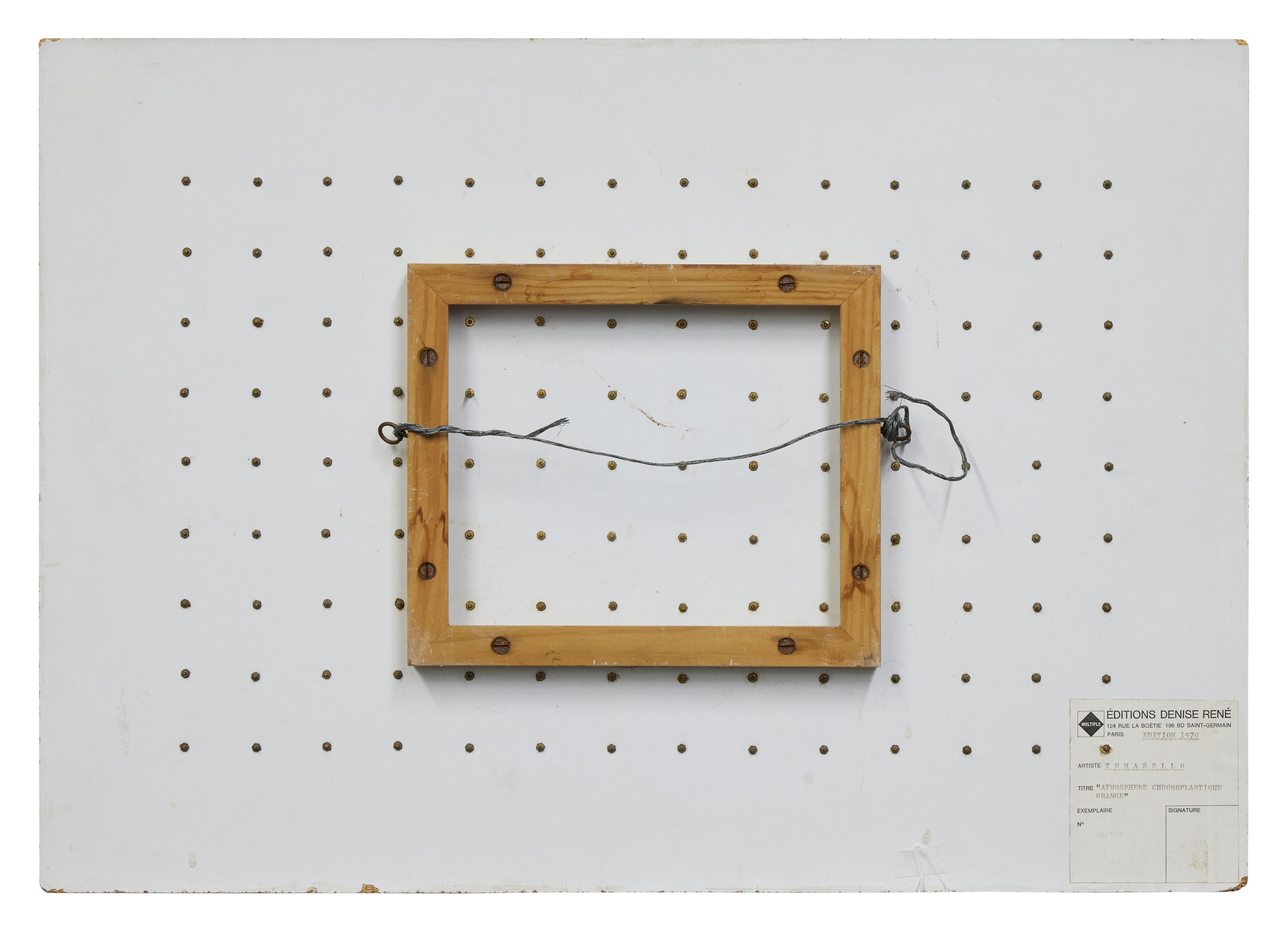 Luis Tomasello - Atmosphère chromoplastique orange