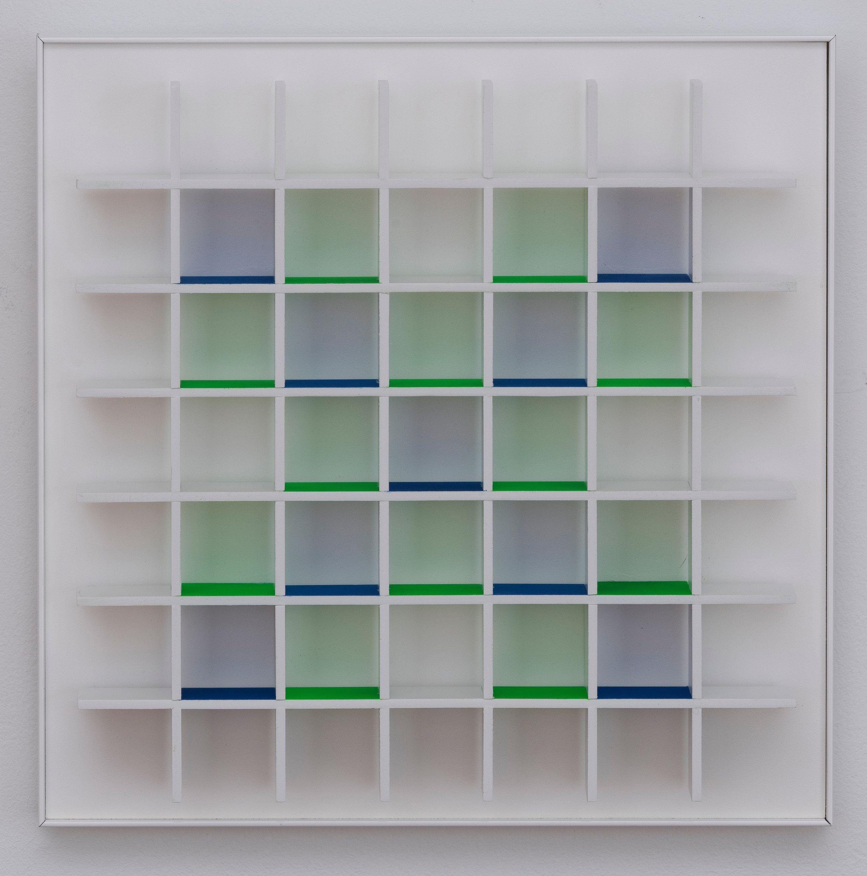Luis Tomasello - Grille Chromoplastique B, 2012