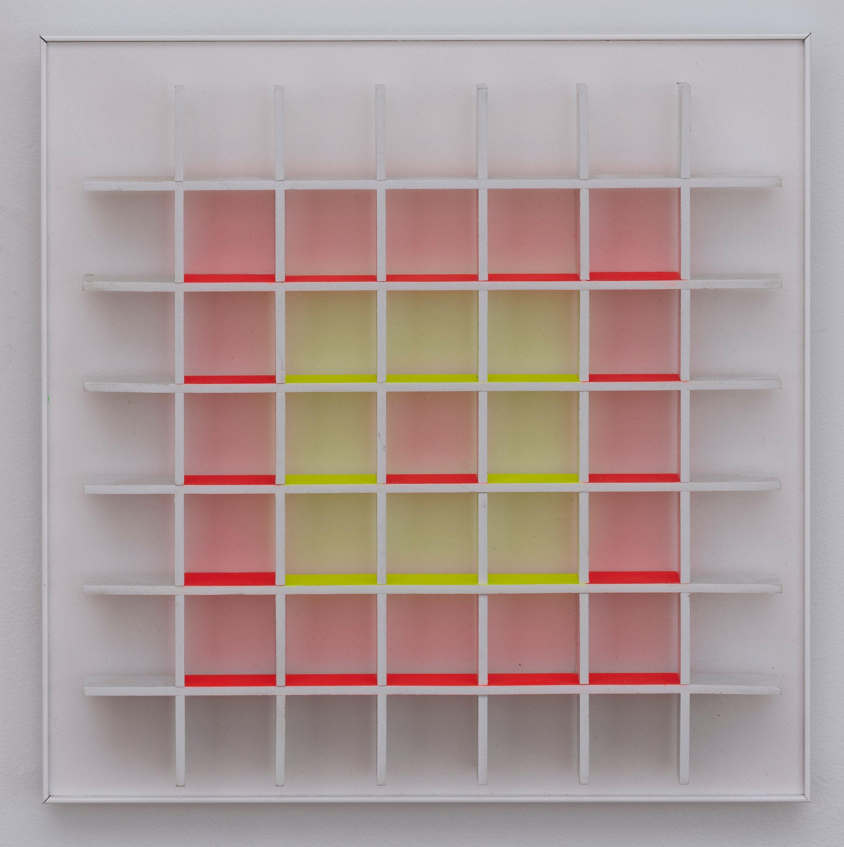 Luis Tomasello - Grille Chromoplastique C, 2012