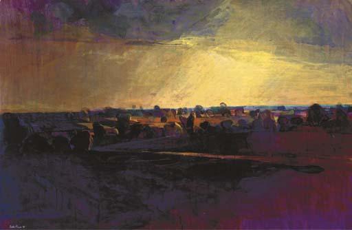 Luke Elwes - Summer Evening, Bawdeswell, Norfolk