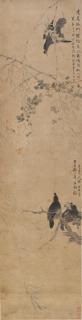 Luo Anxian - Four paintings of Birds and Flowers, 1873