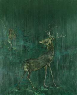 Luo Quanmu - Deer(Painted in 2005)
