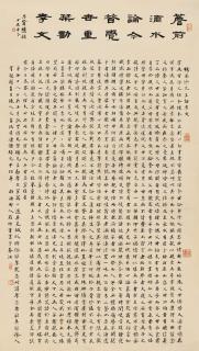 Luo Shuzhong - Calligraphy In Running Script