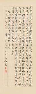 Luo Shuzhong - Poem In Regular Script