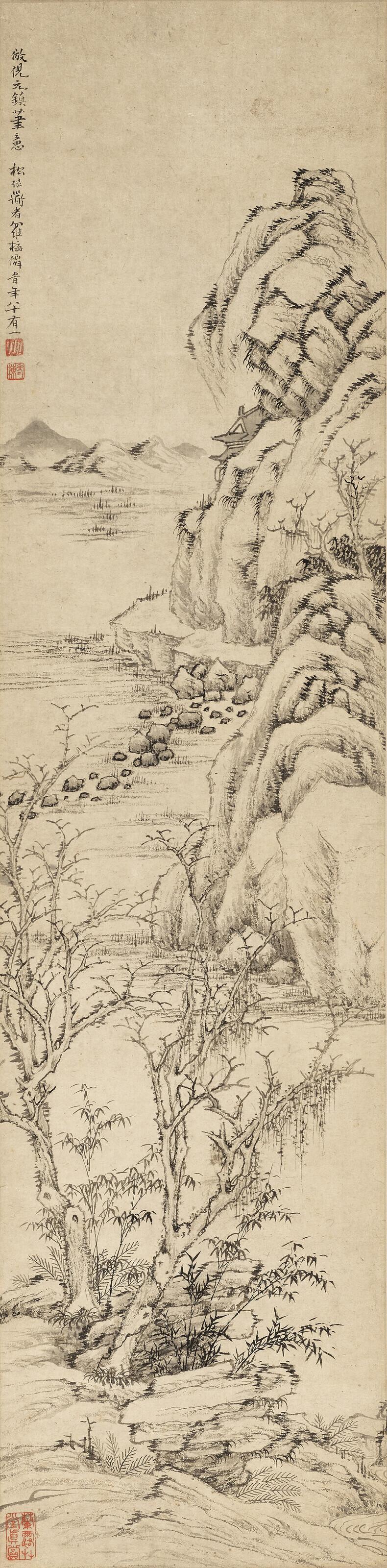 Luo Xuan - Landscape after Ni Zhan