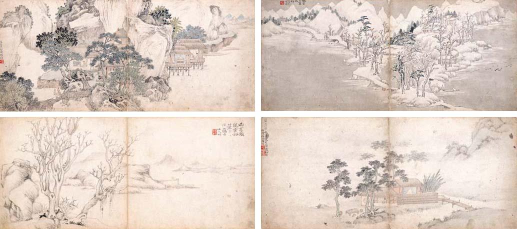 Luo Xuan - Landscapes After Ancient Masters