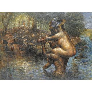 Luo Zhongli - Crossing The River Series No.3