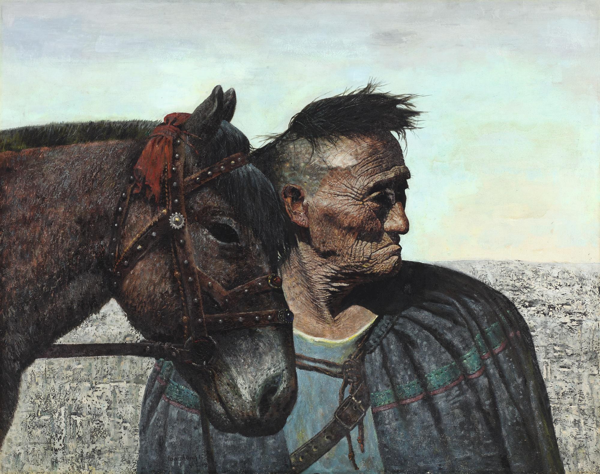 Luo Zhongli - Man With Horse