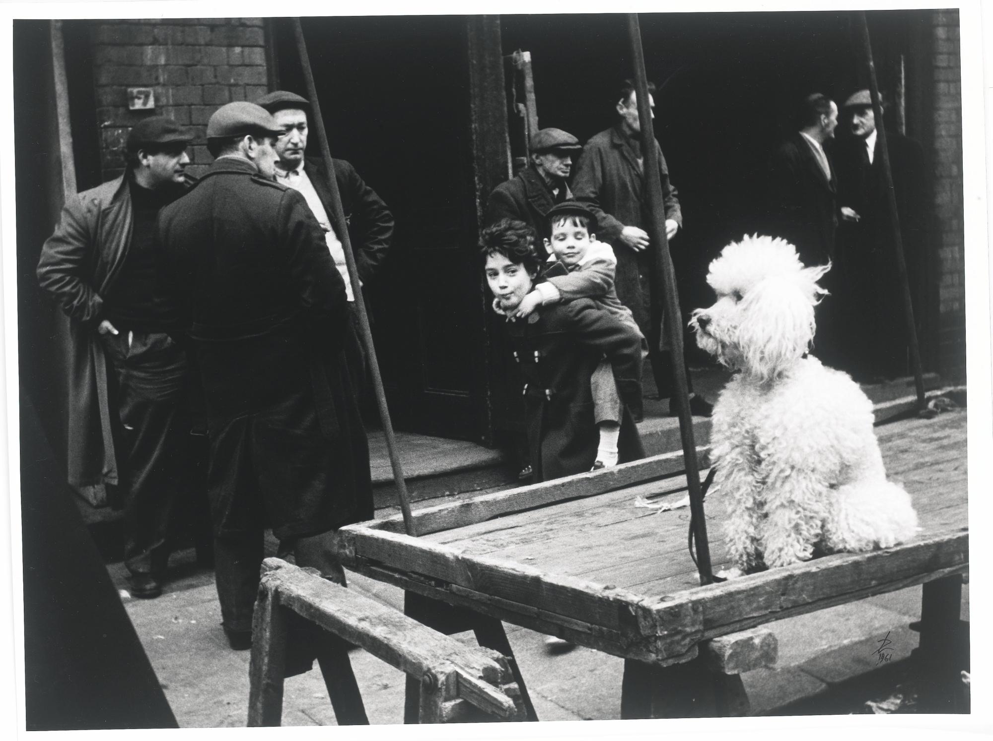 Lutz Dille - Untitled (Poodle), London, 1962 Untitled (Sandwich Board, Furs), London, 1962