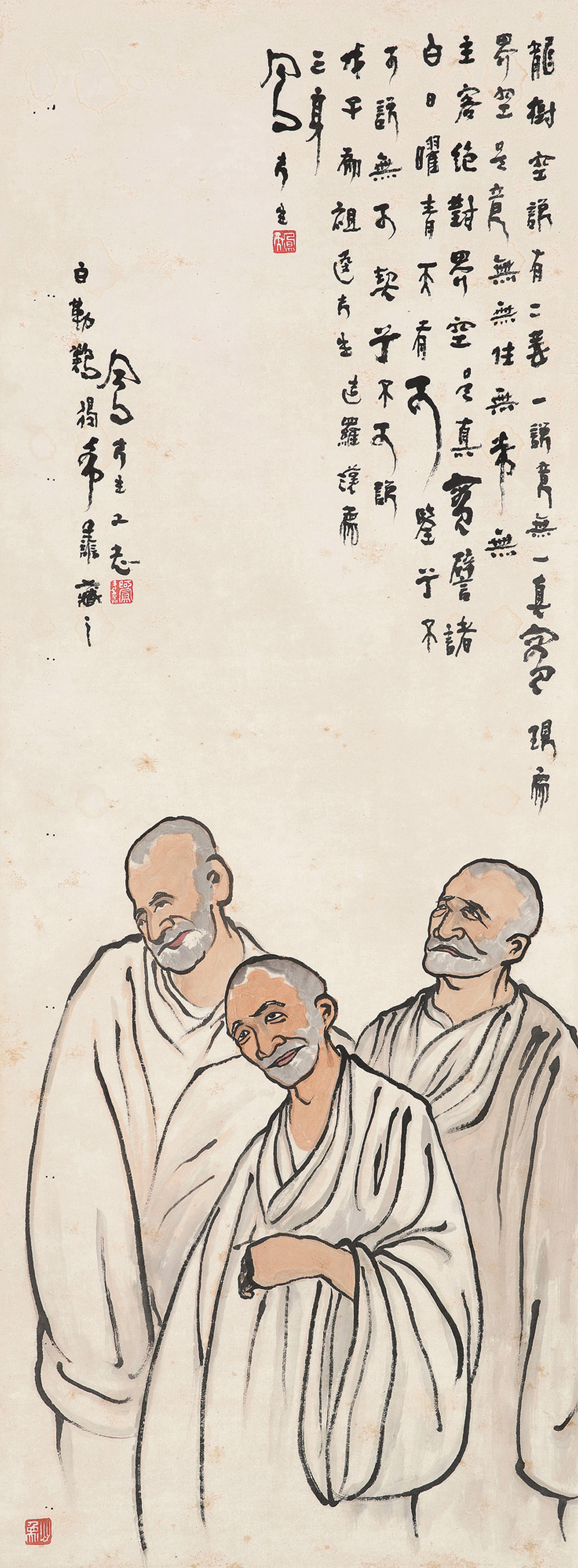 Lv Fengzi - Monks