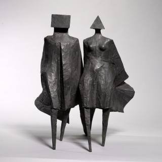 Lynn Chadwick, R.A. - Cloaked Couple I