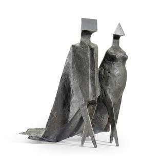 Lynn Chadwick, R.A. - Cloaked Couple V