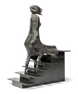 Lynn Chadwick, R.A. - High Wind on Stairs II