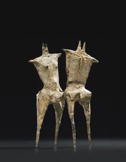 Lynn Chadwick, R.A. - Maquette for Second Version of Two Dancing Figures