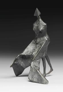 Lynn Chadwick, R.A. - Maquette IX Walking Woman in Wind