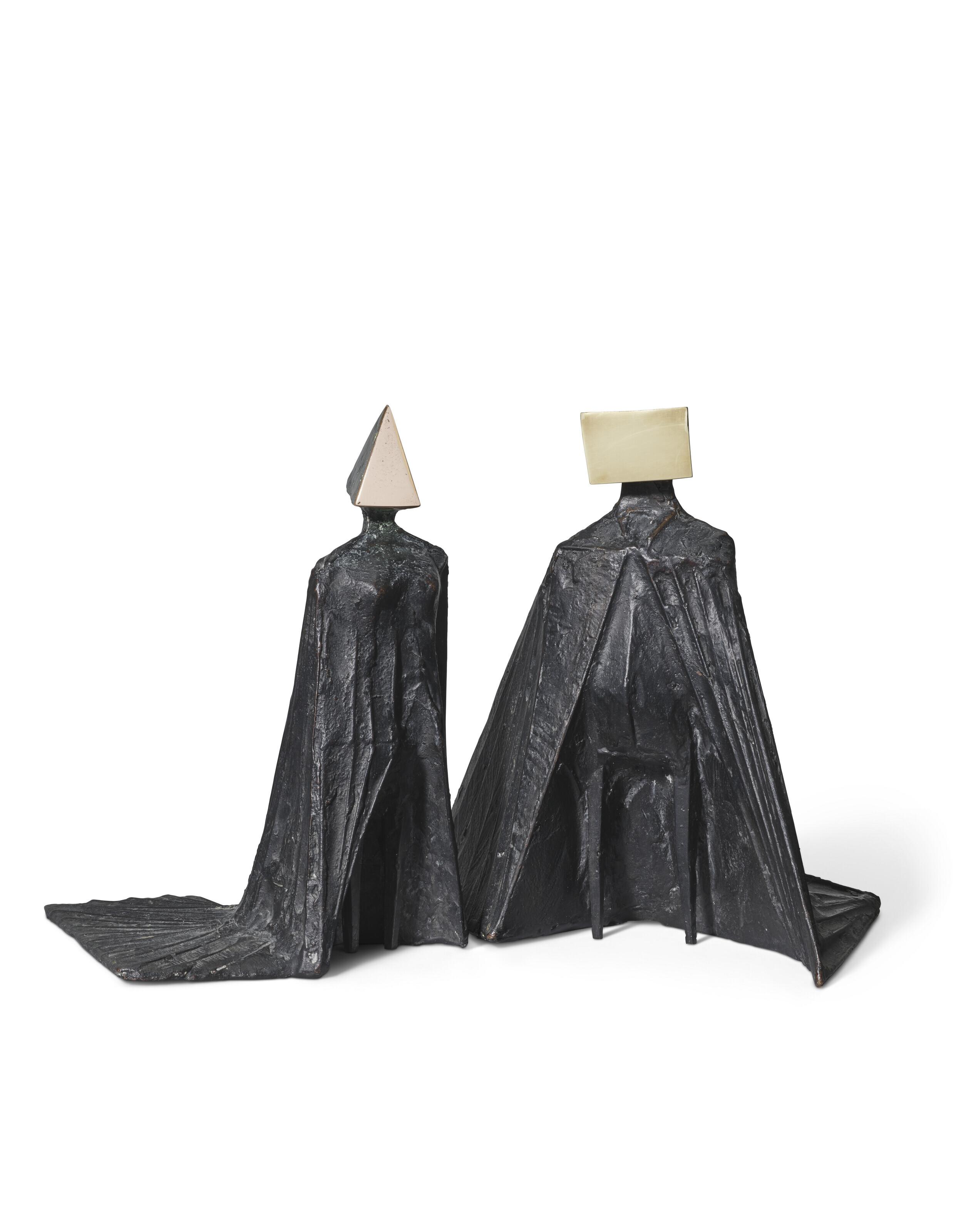 Lynn Chadwick, R.A. - Pair of Cloaked Figures