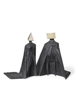 Lynn Chadwick, R.A. - Pair of Cloaked Figures